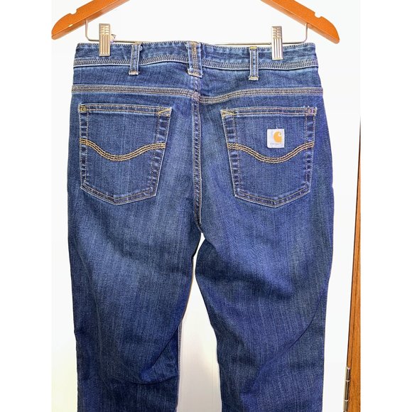 Carhartt Women's Relaxed Fit Mid-Rise Denim Jasper Jeans Size 4 - Picture 6 of 12